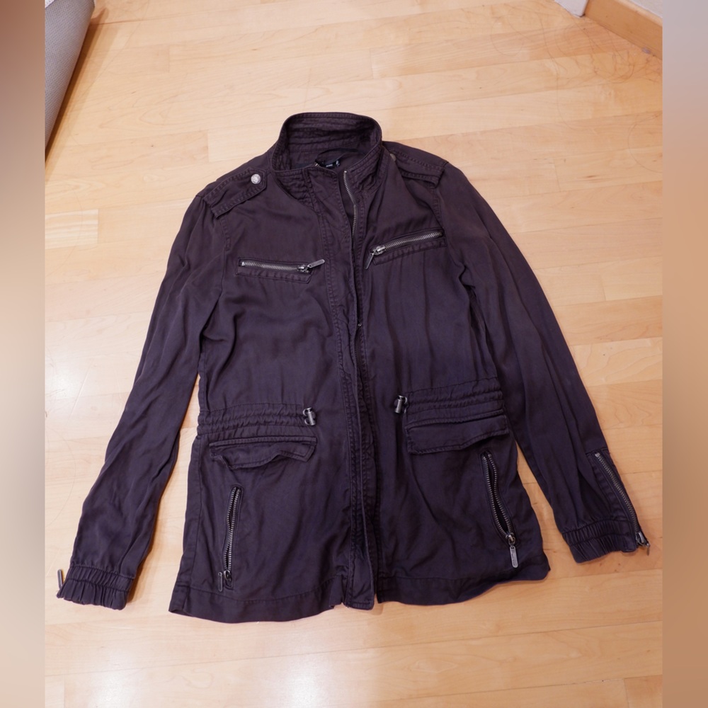 Max Jeans Dark Grey Utility Jacket
